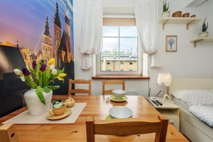 Cosy Studio Apartment Kraków Exteriör bild